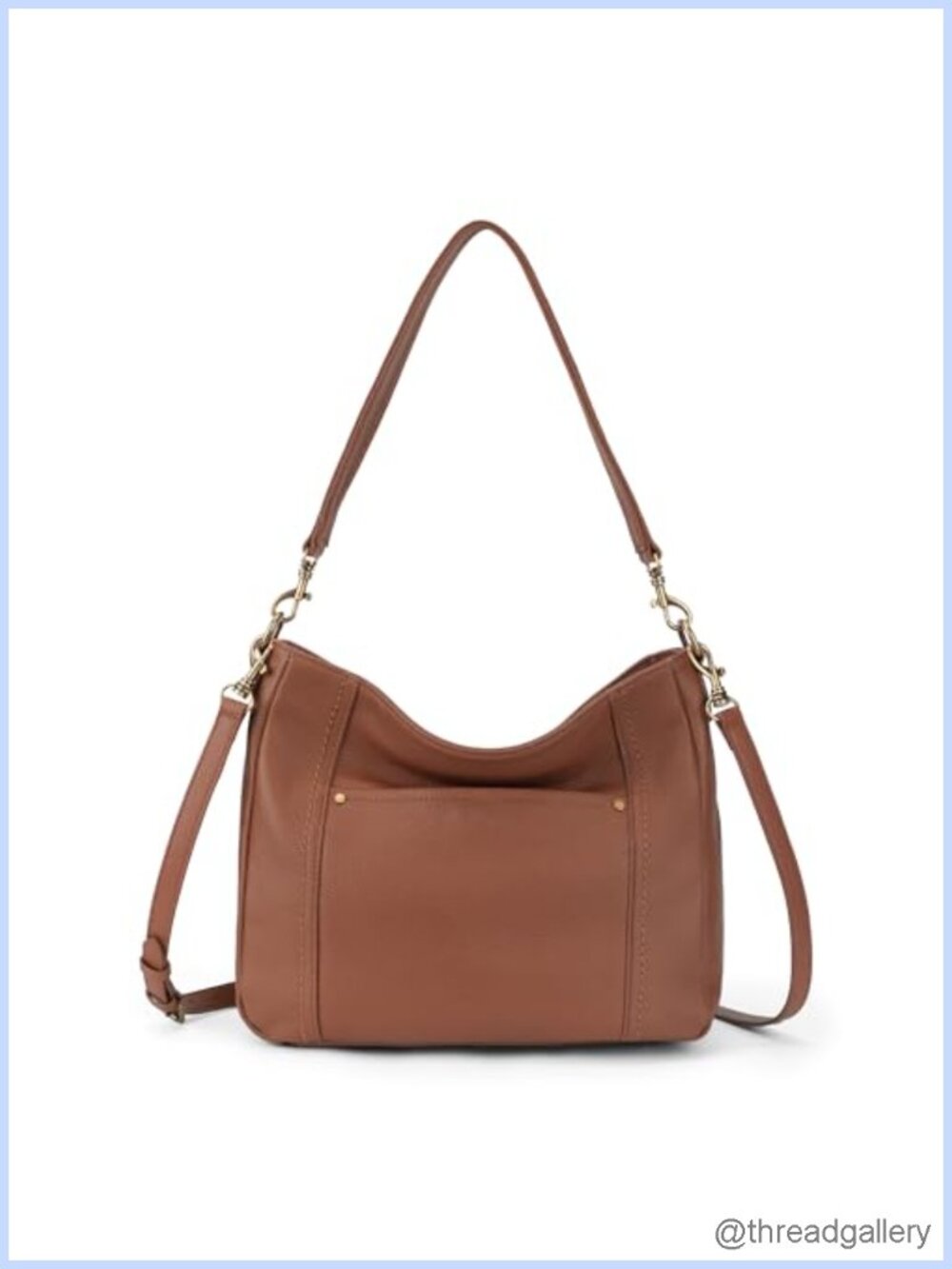 Genuine Leather Hobo Crossbody Bag Shoulder Purse Handbag